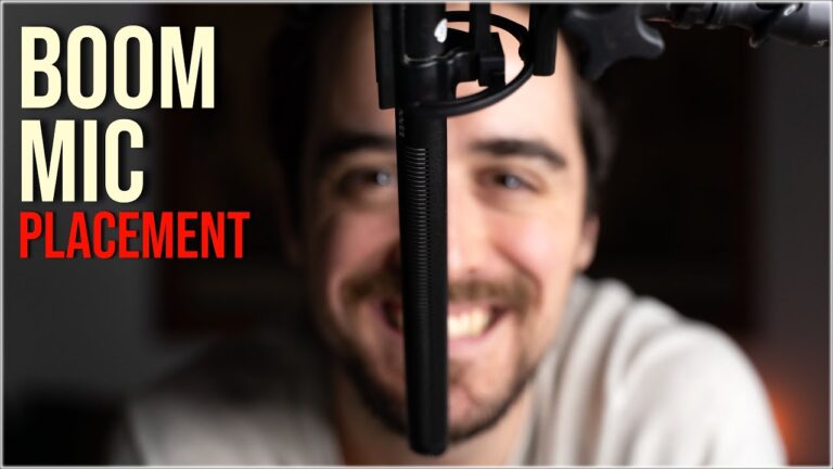 How To Place Your Boom Microphone
